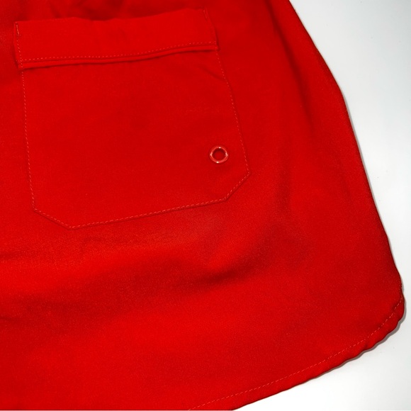 Carve Designs Vibrant Orange Athletic Shorts-Size S - Picture 4 of 8